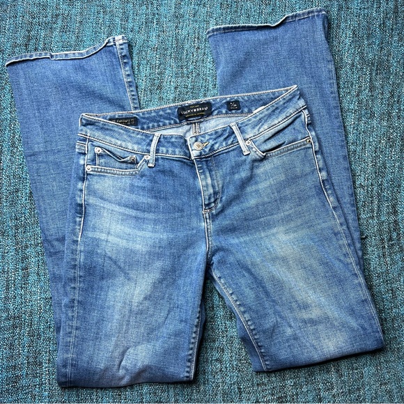Lucky Brand Lolita Boot Cut Jeans in Sunset Blue - Picture 3 of 10
